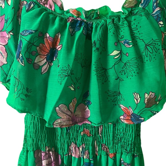 Rabbit Rabbit Rabbit Green Floral Maxi Dress - Picture 3 of 7